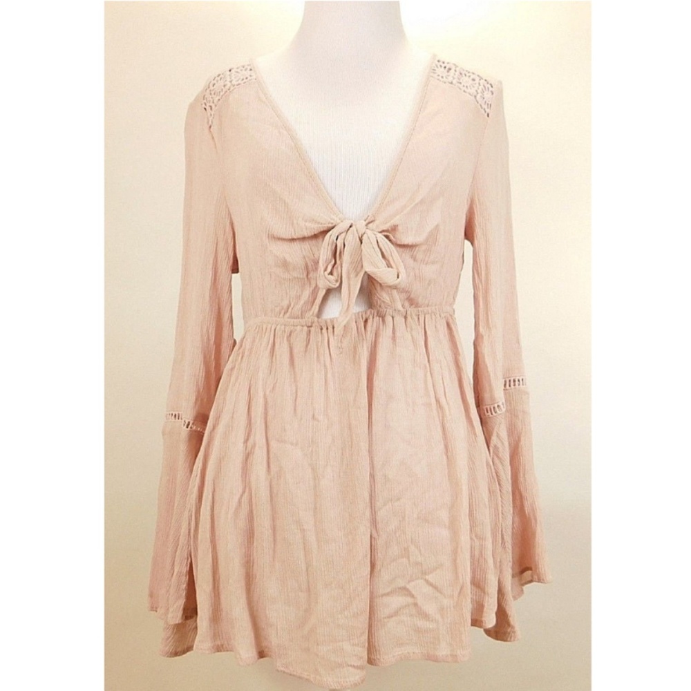 Bleuh Ciel Womens Medium Top Pink Blush Boho